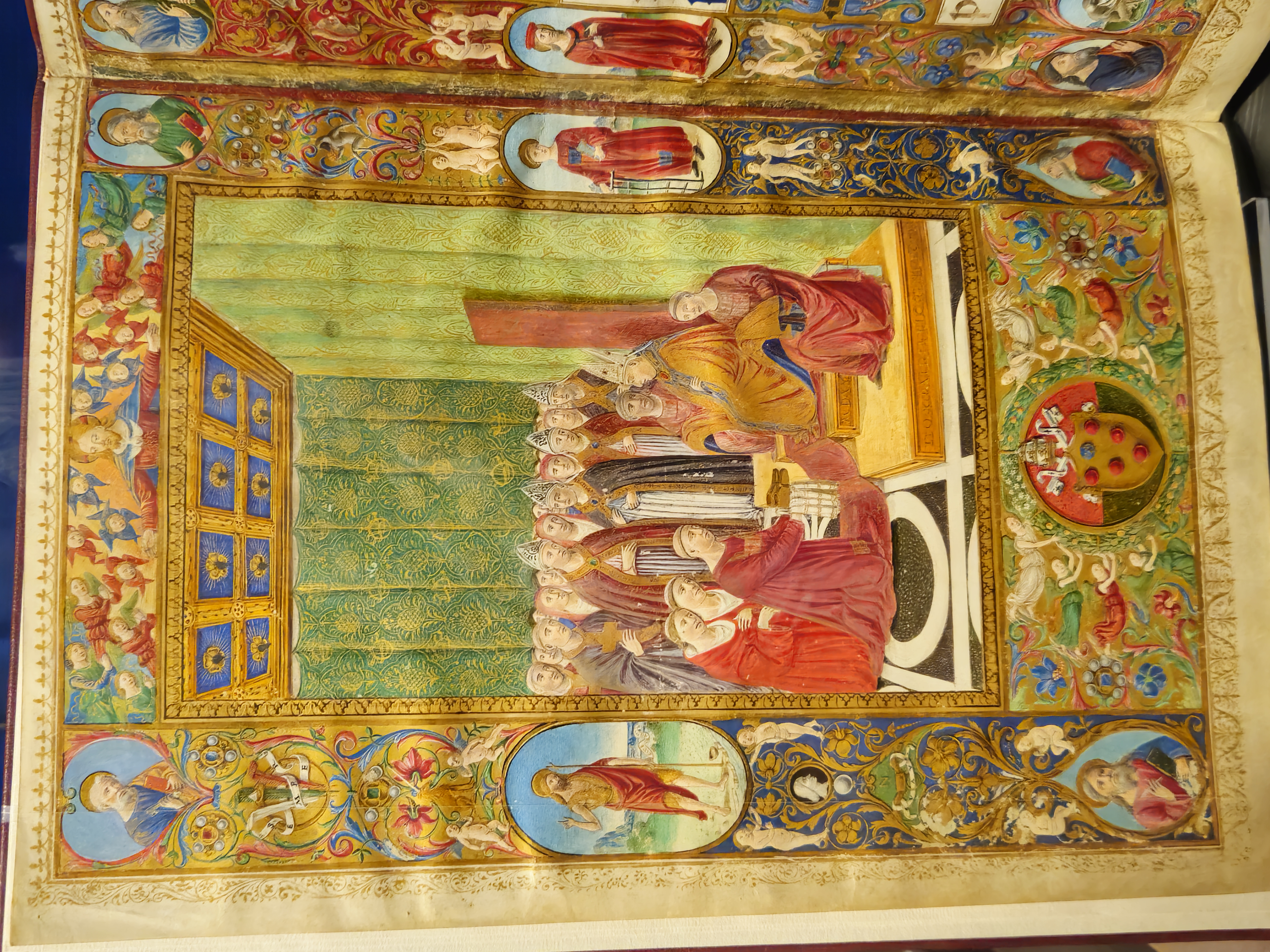 Example of an illuminated manuscript